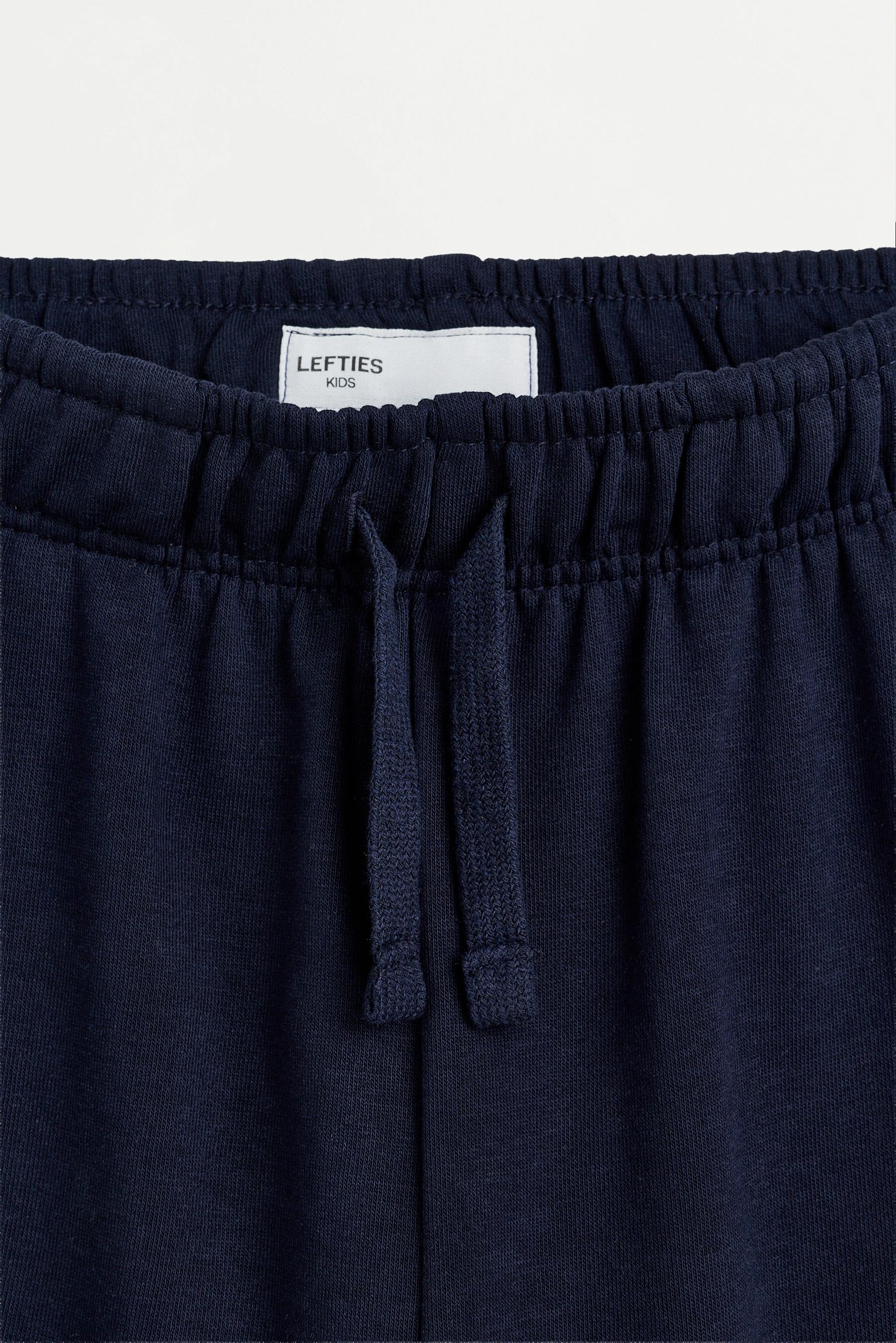 Jogger plush Bermuda shorts — NAVY