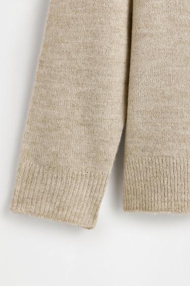 Polo collar sweater — SAND 4