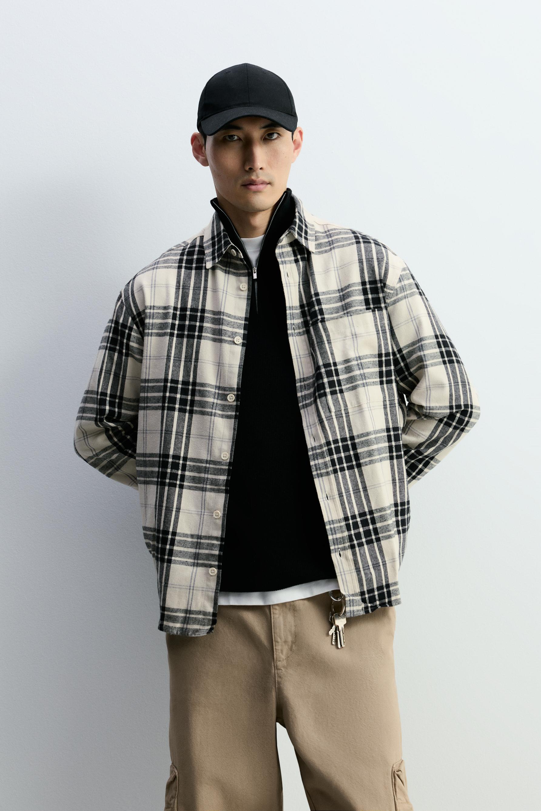 Camisa cuadros franela