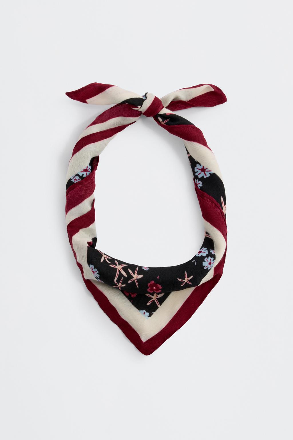 Paisley print scarf