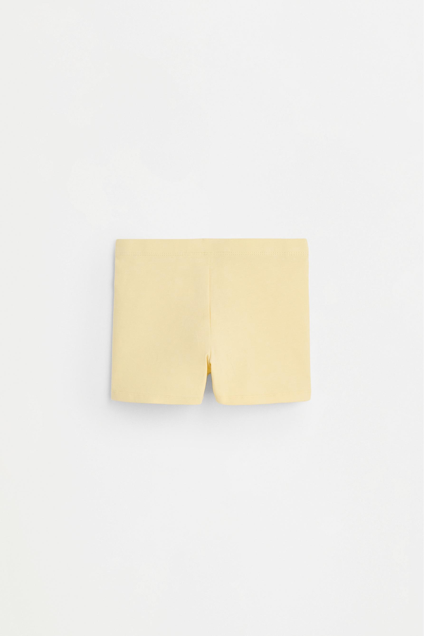 2-pack of plain short leggings — PINK