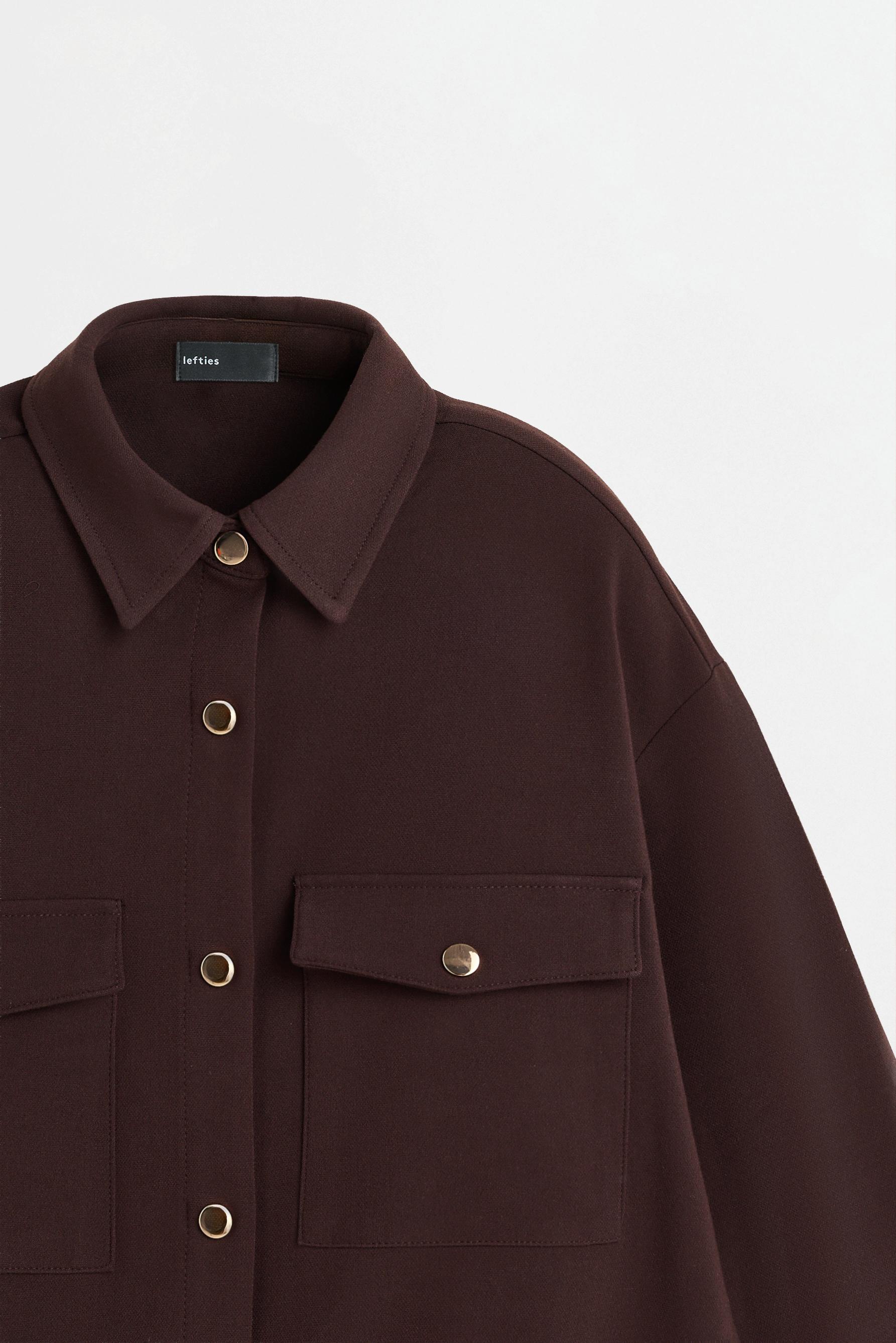 Safari overshirt — DARK BROWN