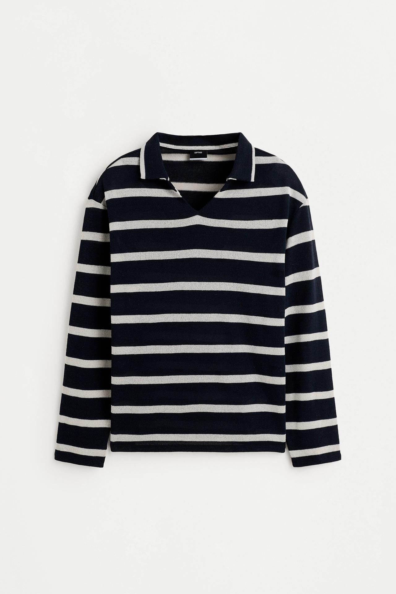 Striped polo shirt — OFF WHITE
