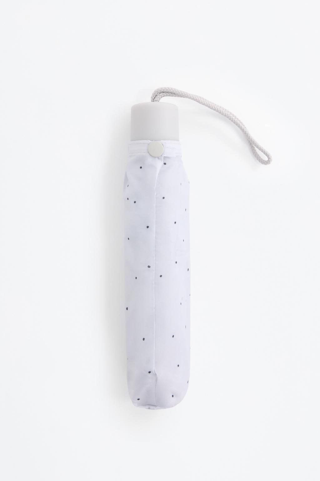 Polka dot print umbrella