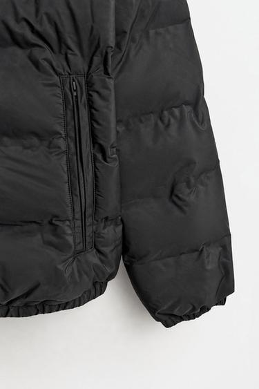 Padded jacket with hood — BLACK 7