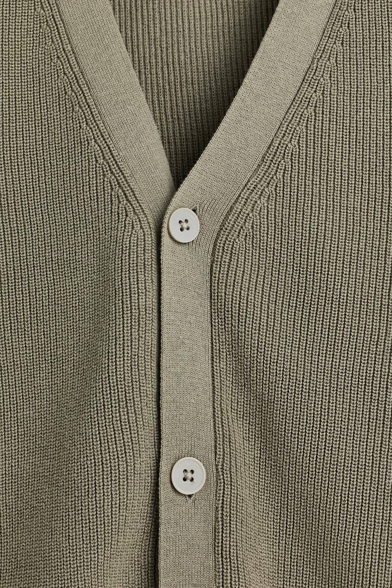 Textured cardigan — PALE GREEN