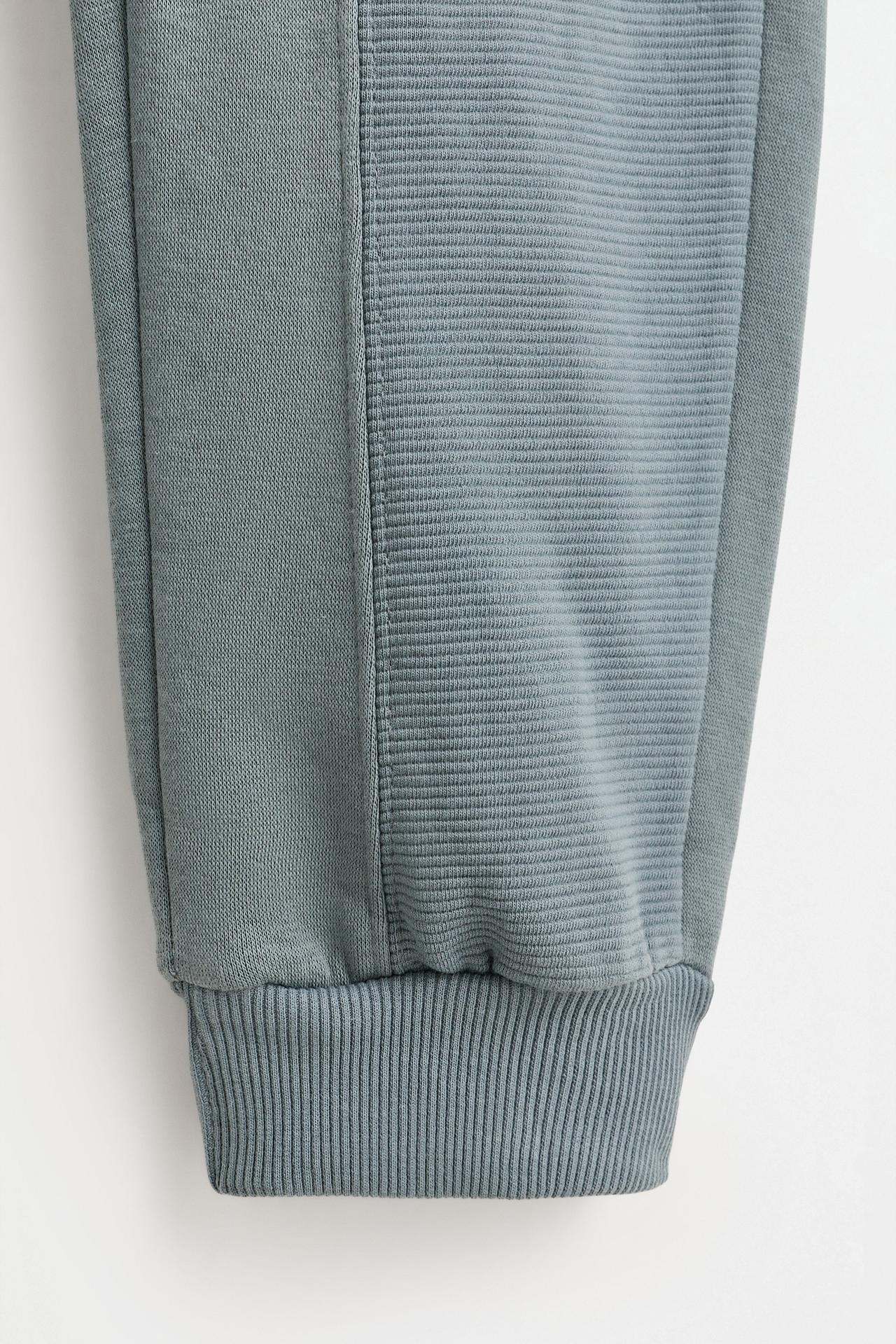 Ottoman plush joggers — MEDIUM TURQUOISE