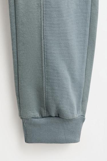 Ottoman plush joggers — MEDIUM TURQUOISE 4