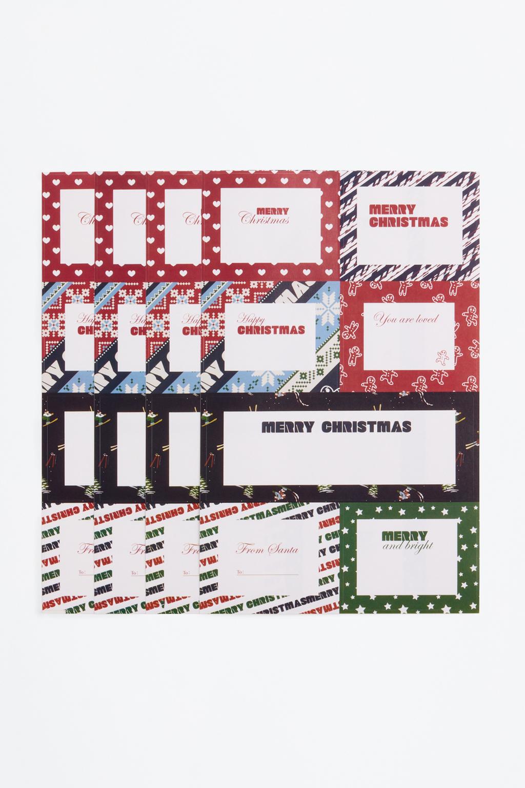 Pack 4 hojas adhesivas estampadas