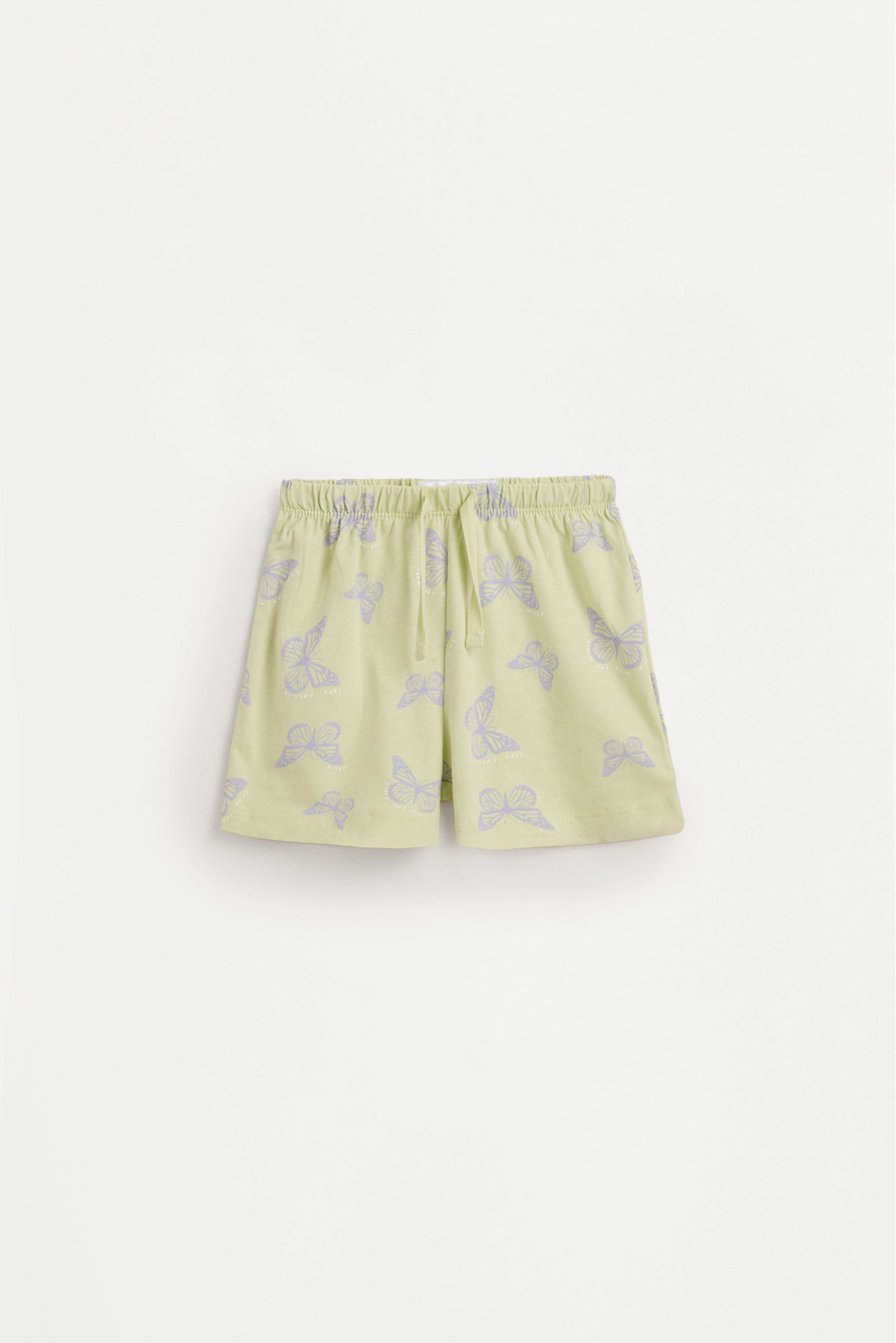 Printed short pyjamas — PALE KHAKI