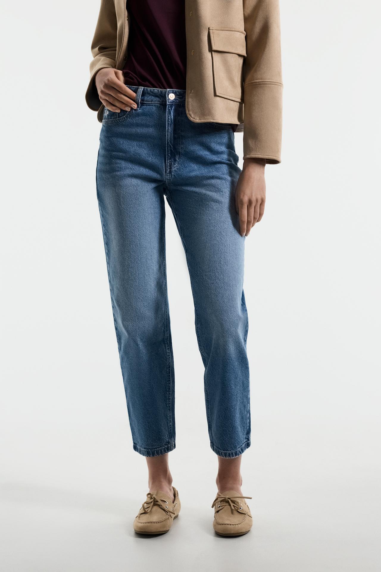 Mom fit jeans — OCEAN BLUE