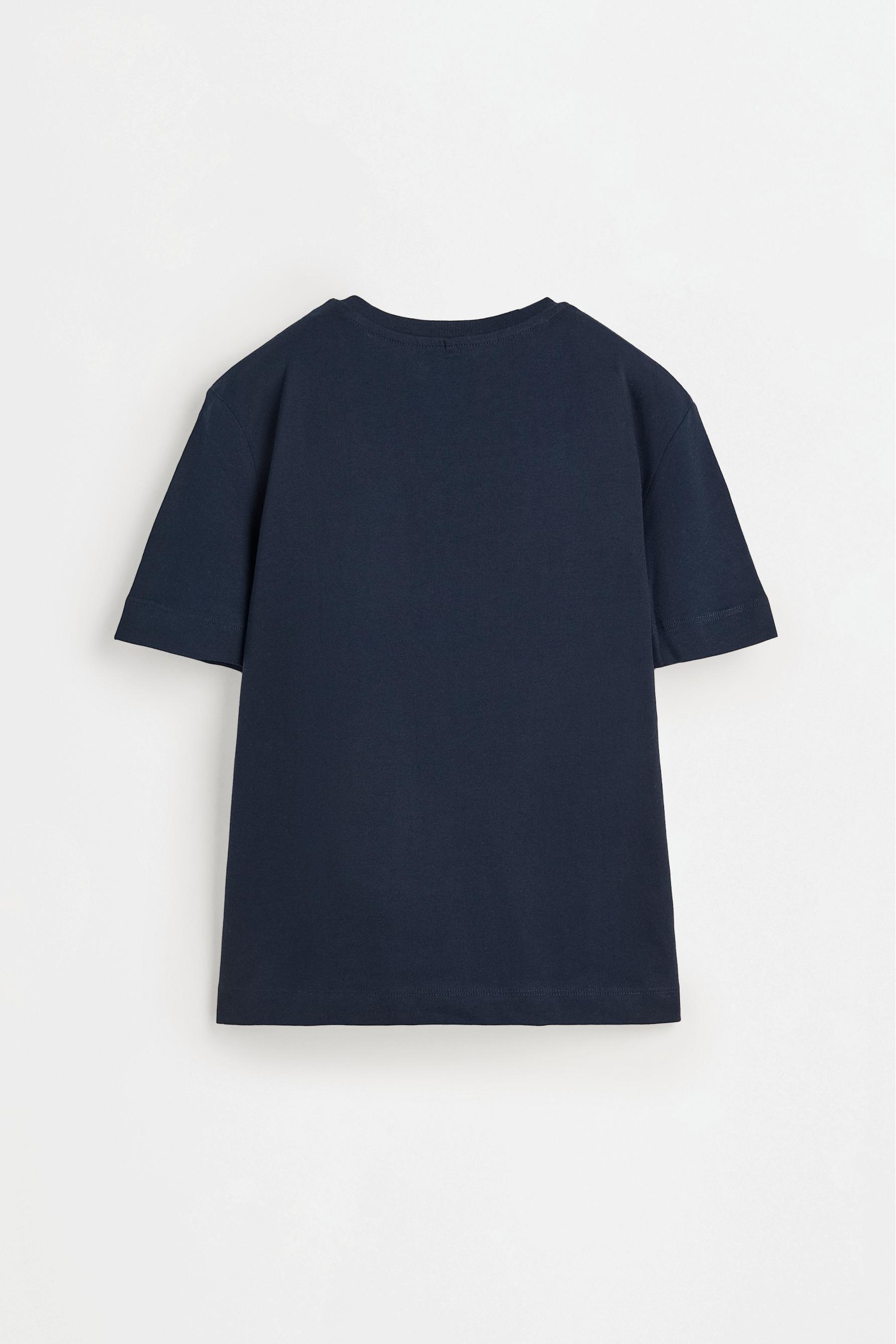 2-pack of basic round neck T-shirts — DARK NAVY