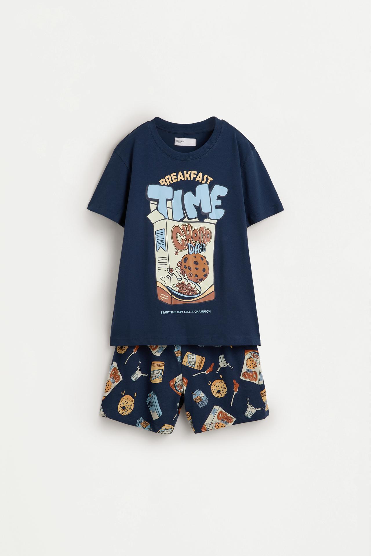 Short glow-in-the-dark pyjamas — BLUE