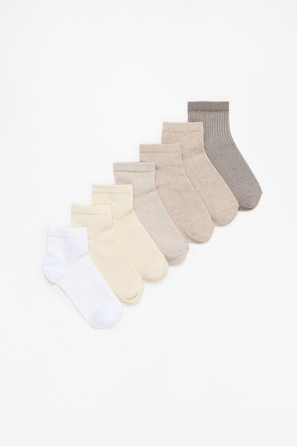 7-pack of long ankle socks