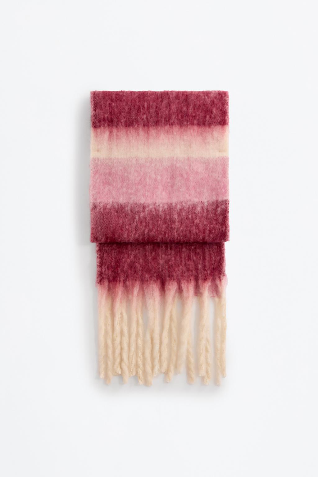 Mocador estampat de ratlles