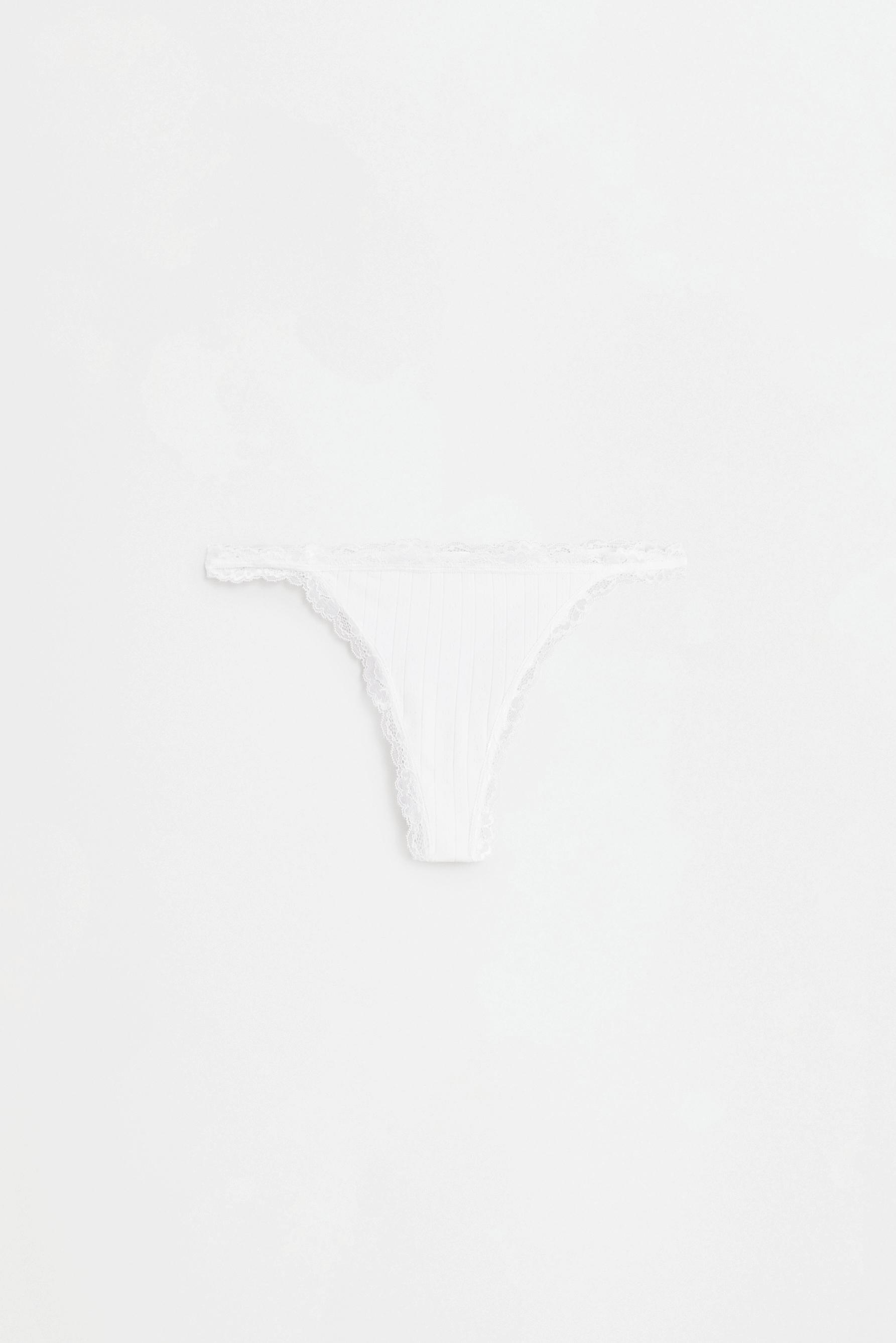 Lace thongs (2-pack) — BURGUNDY