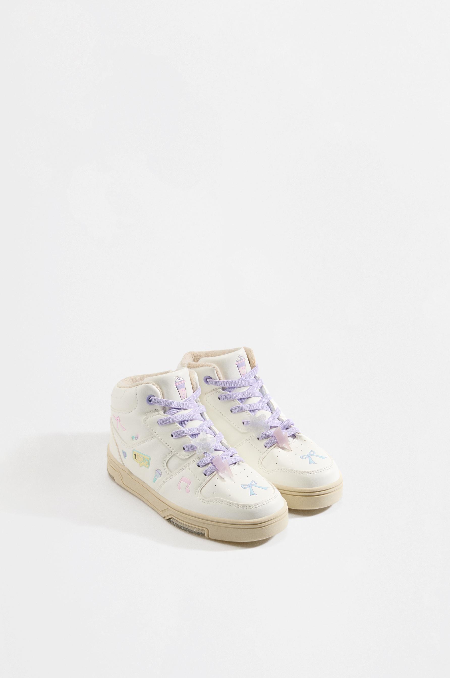 Pop high-top sneakers — WHITE