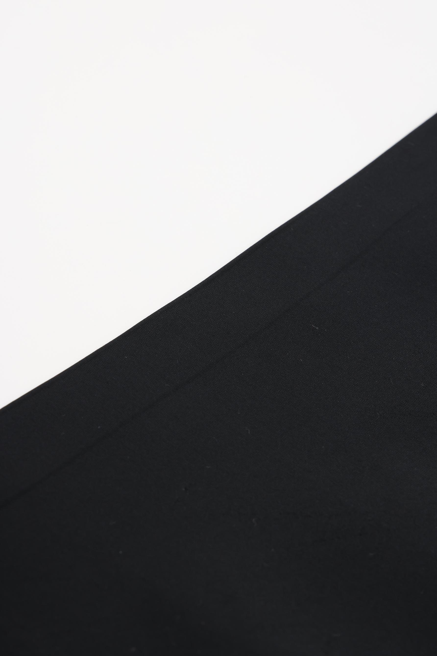 Microfibre shapewear thong — BLACK