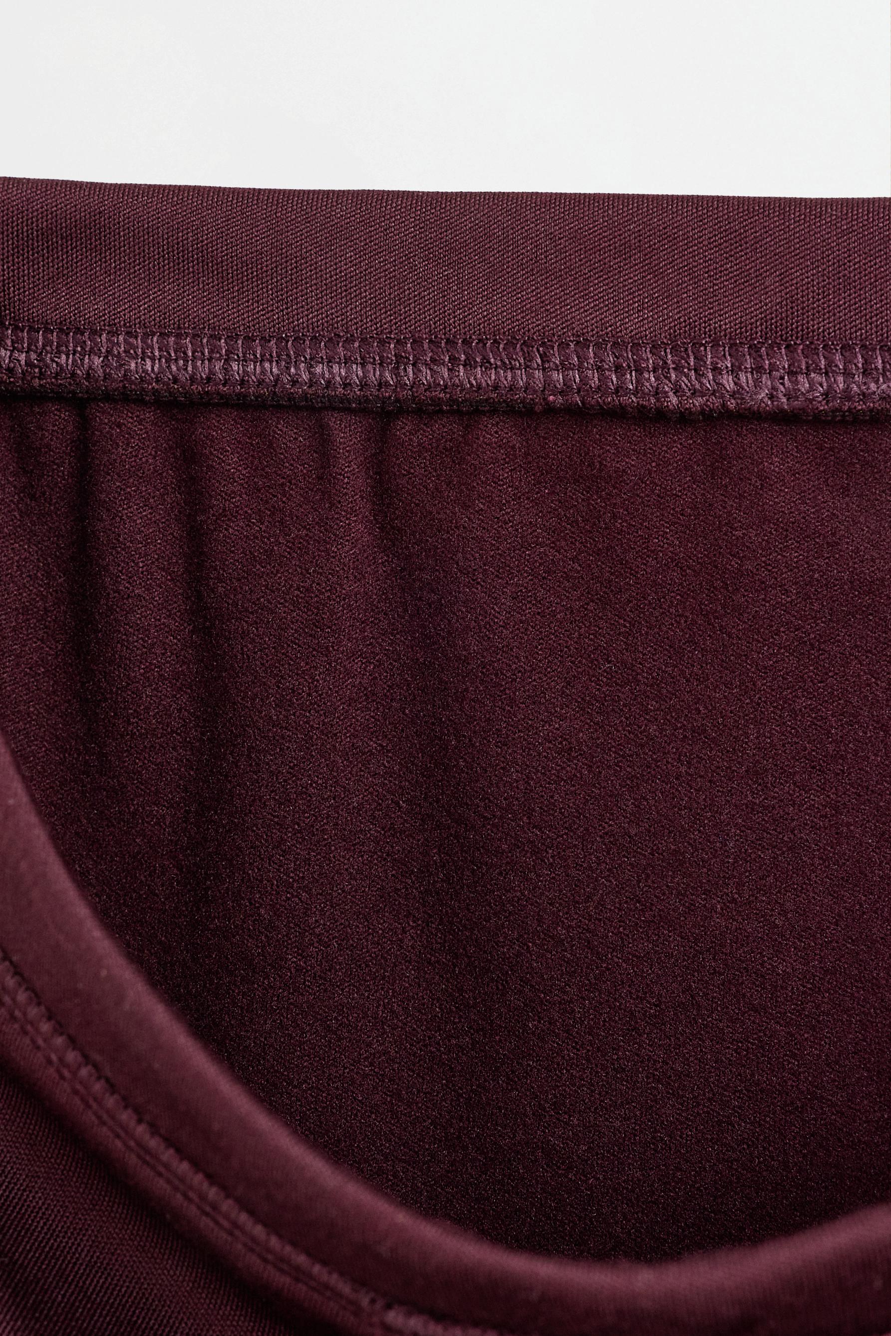Medium-weight thermal leggings (-7ºC to 9ºC) — DARK BURGUNDY