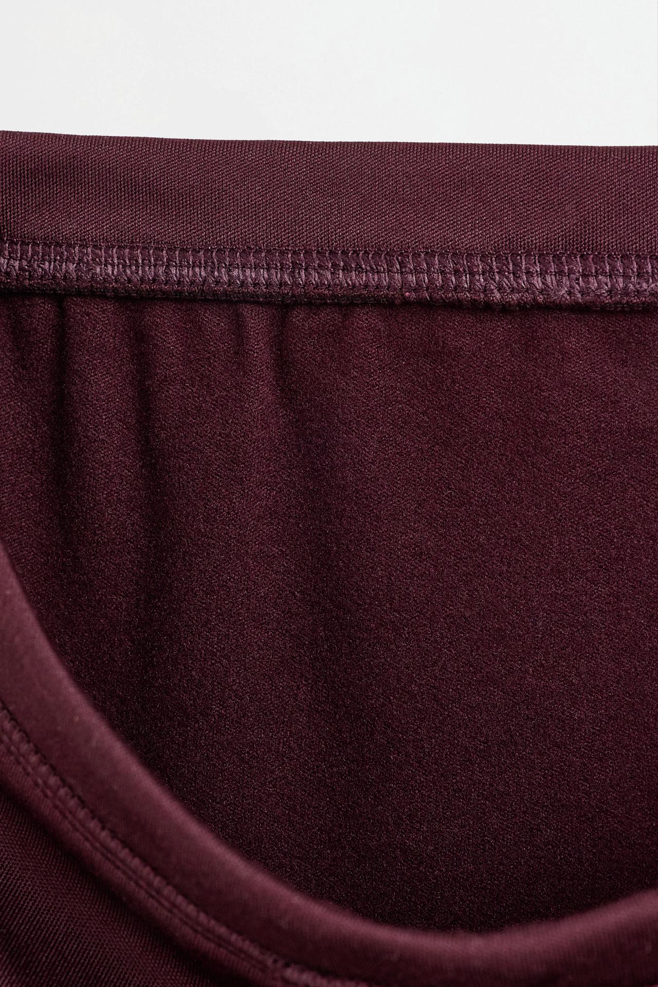 Medium-weight thermal leggings (-7ºC to 9ºC) — DARK BURGUNDY