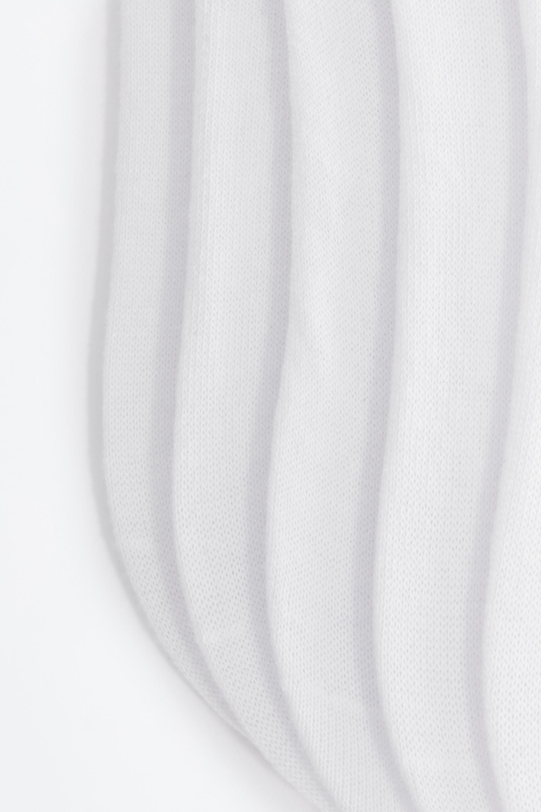 No-show socks (Pack 5) — WHITE