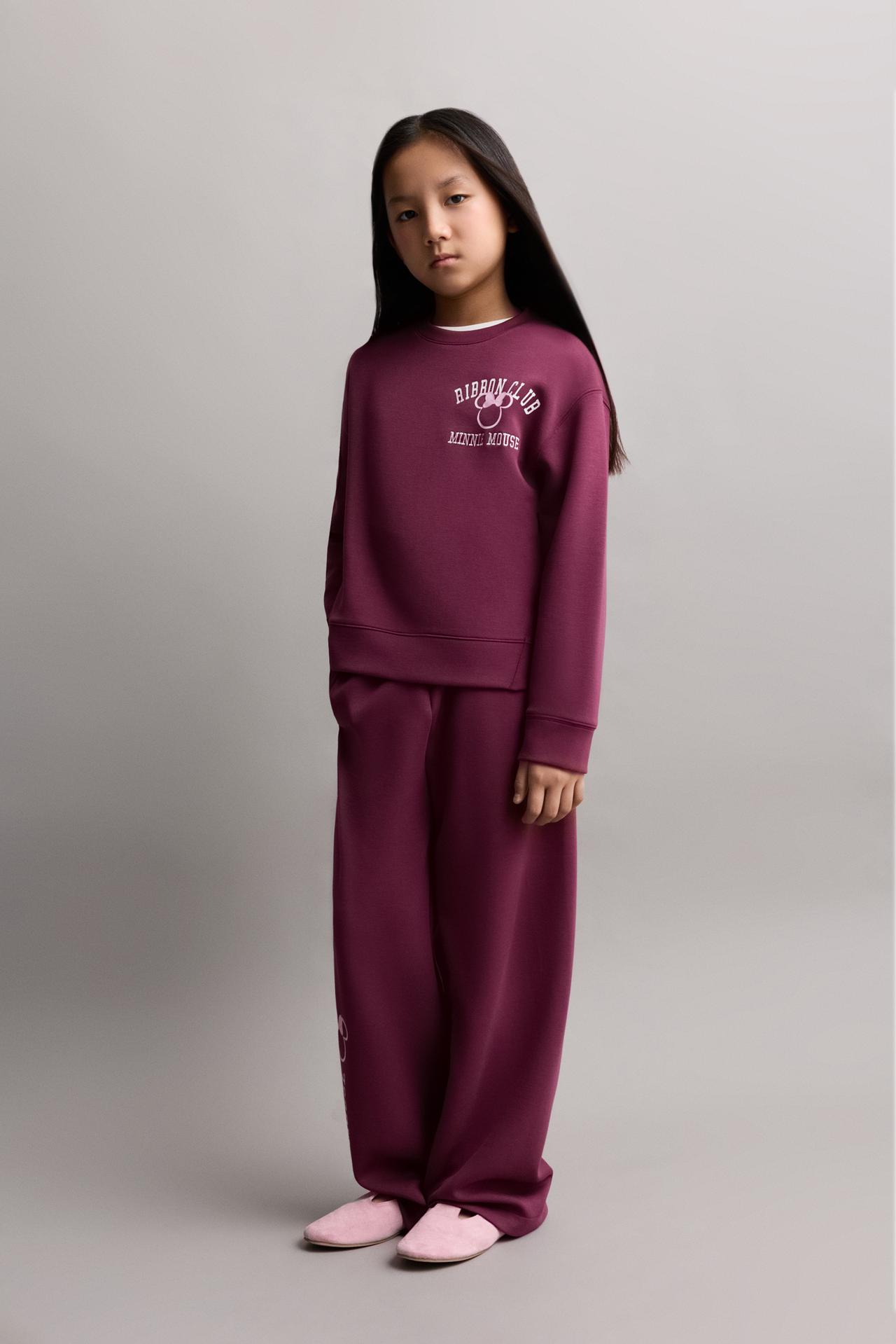 Minnie Mouse ©Disney wide-leg trousers — CHOCOLATE