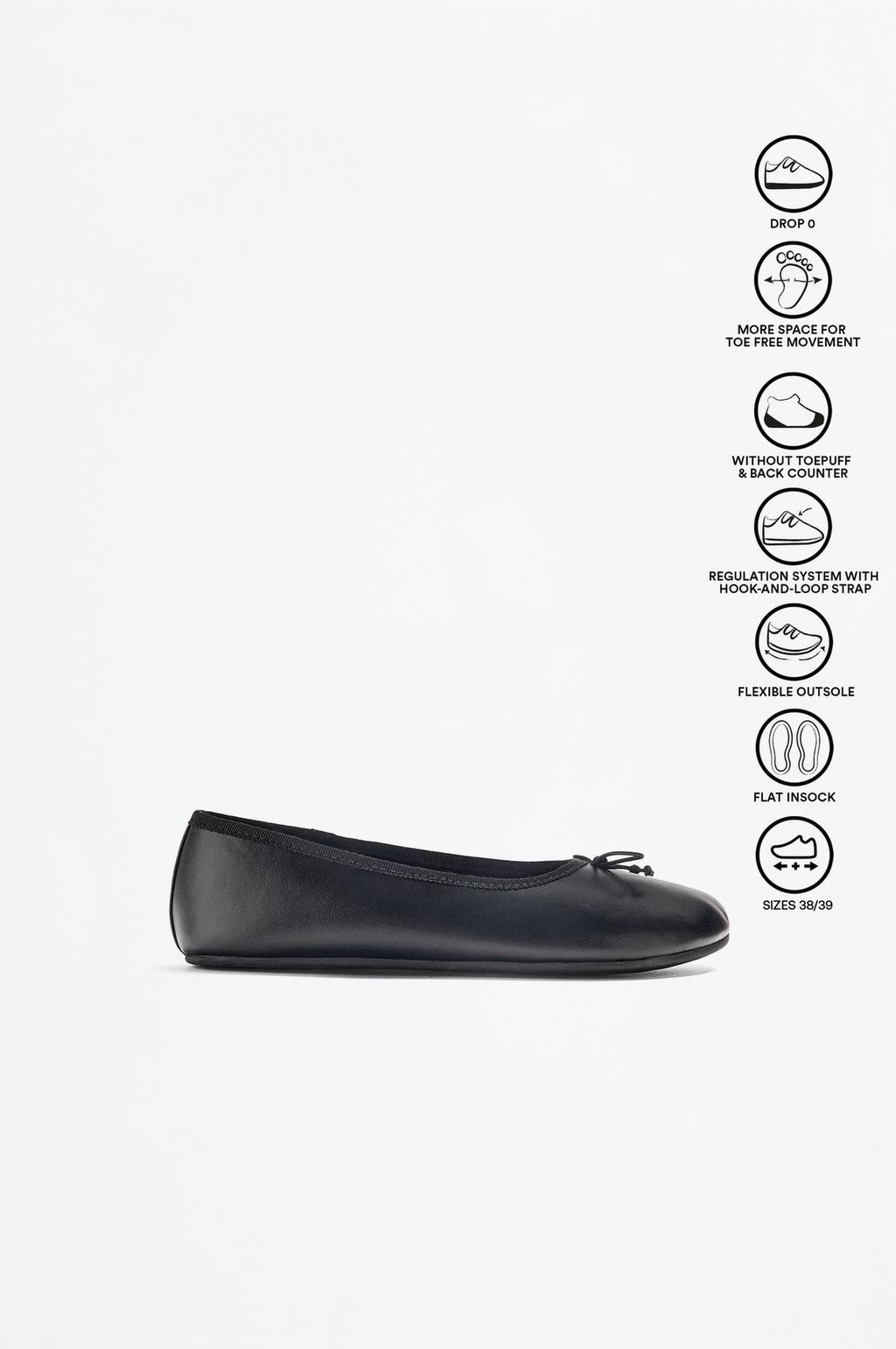Ballerina barefoot con fiocco