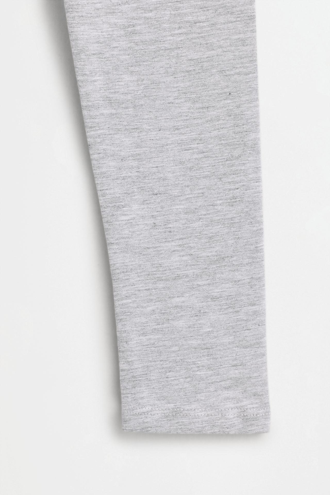 2-pack of contrast leggings — DARK GREY MARL