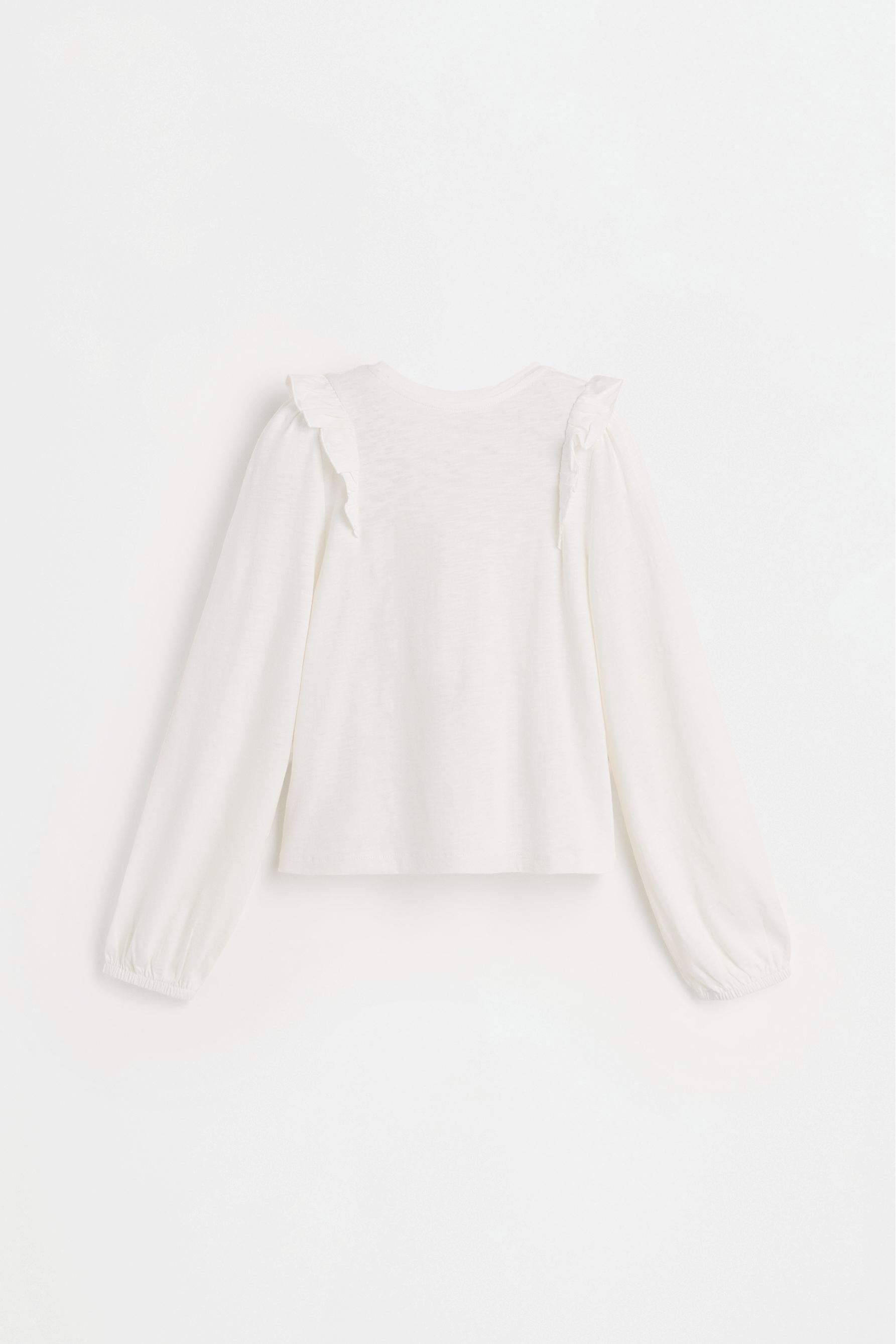 Smocked T-shirt — OFF WHITE