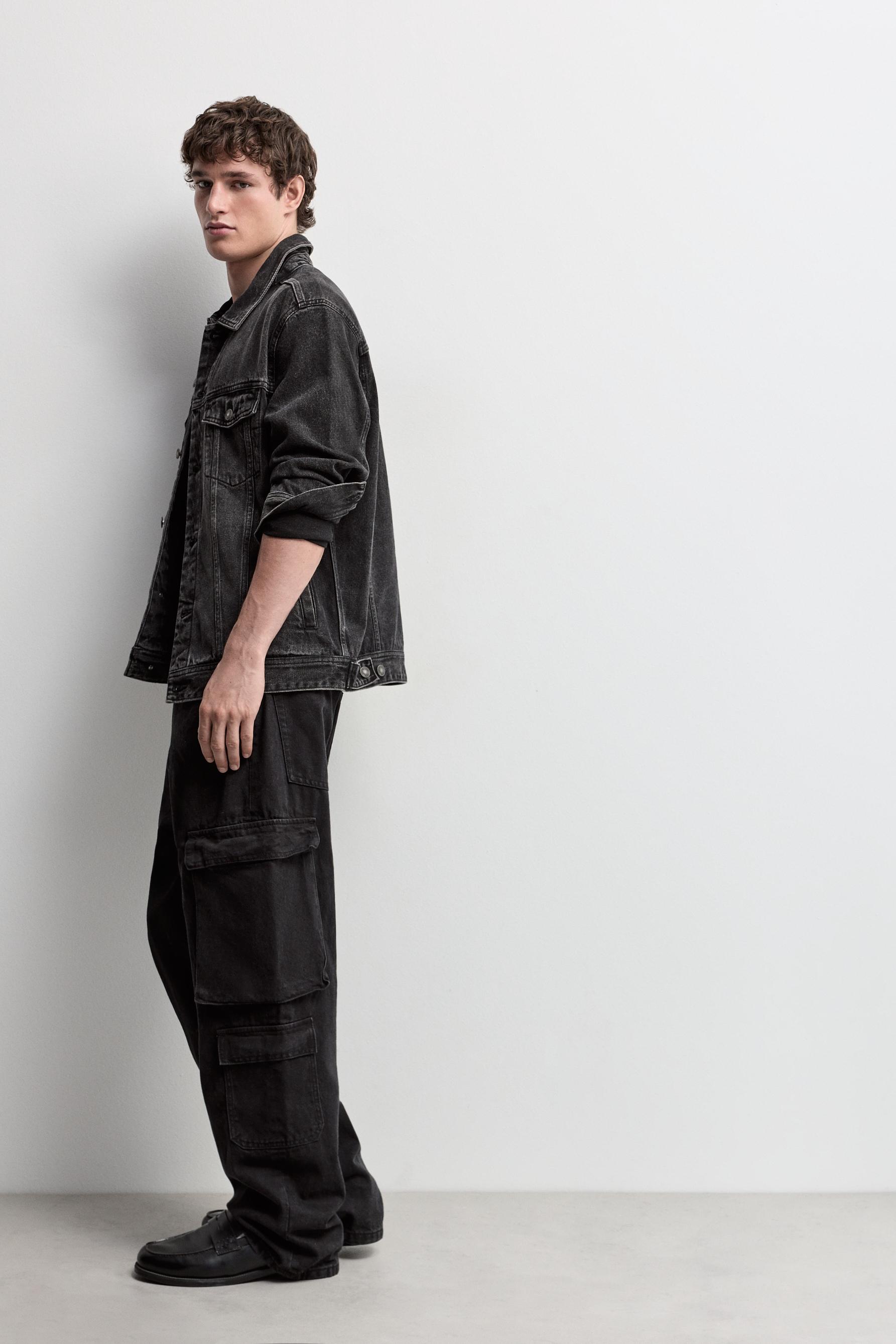Multipocket baggy jeans — FADED BLACK