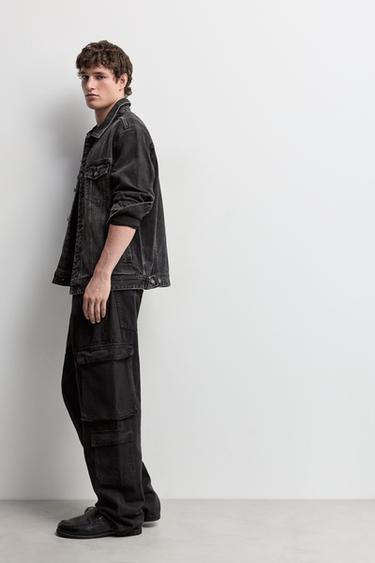 Multipocket baggy jeans — FADED BLACK 5