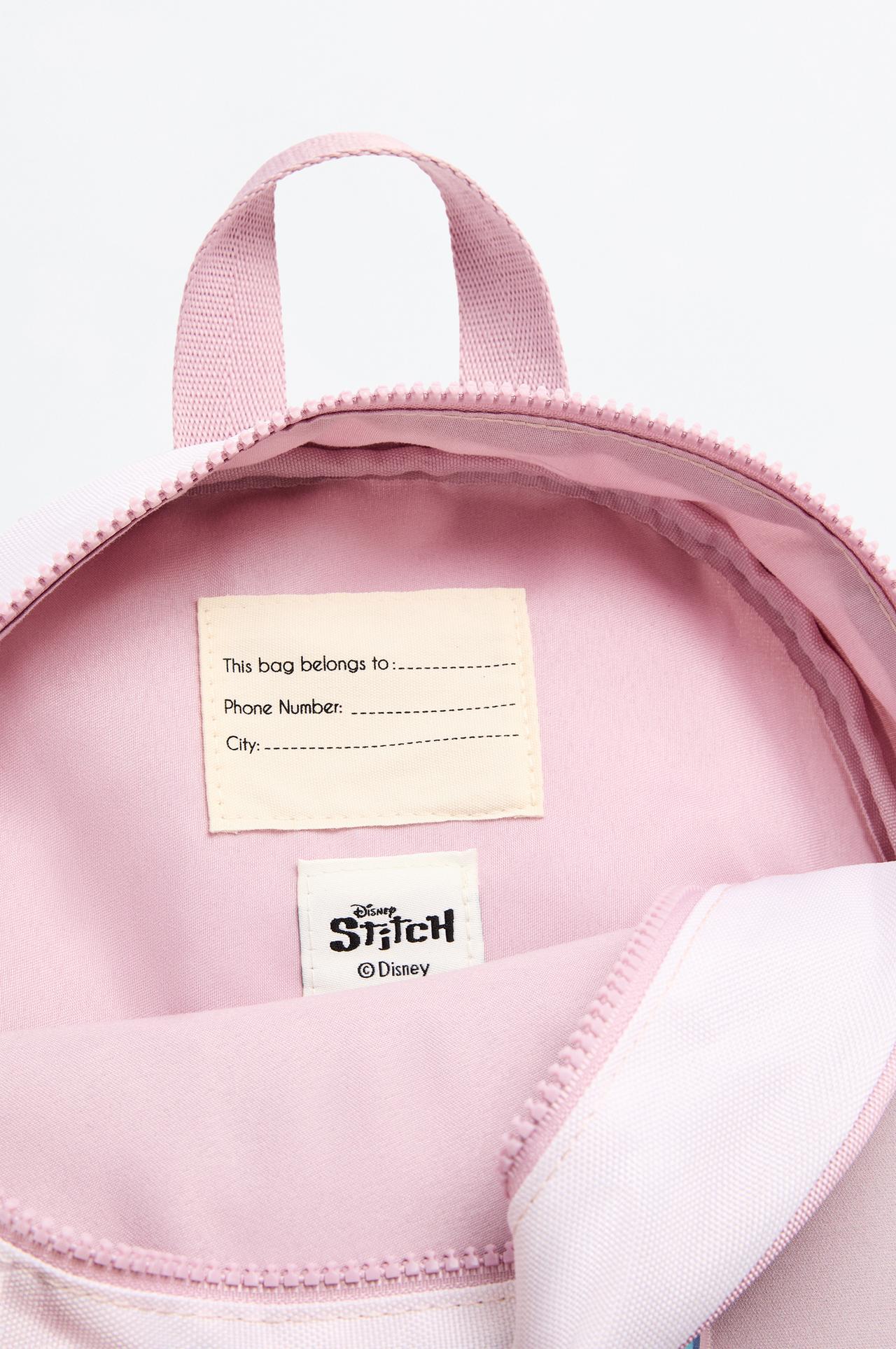 Lilo & Stitch ©Disney embossed school backpack — PINK