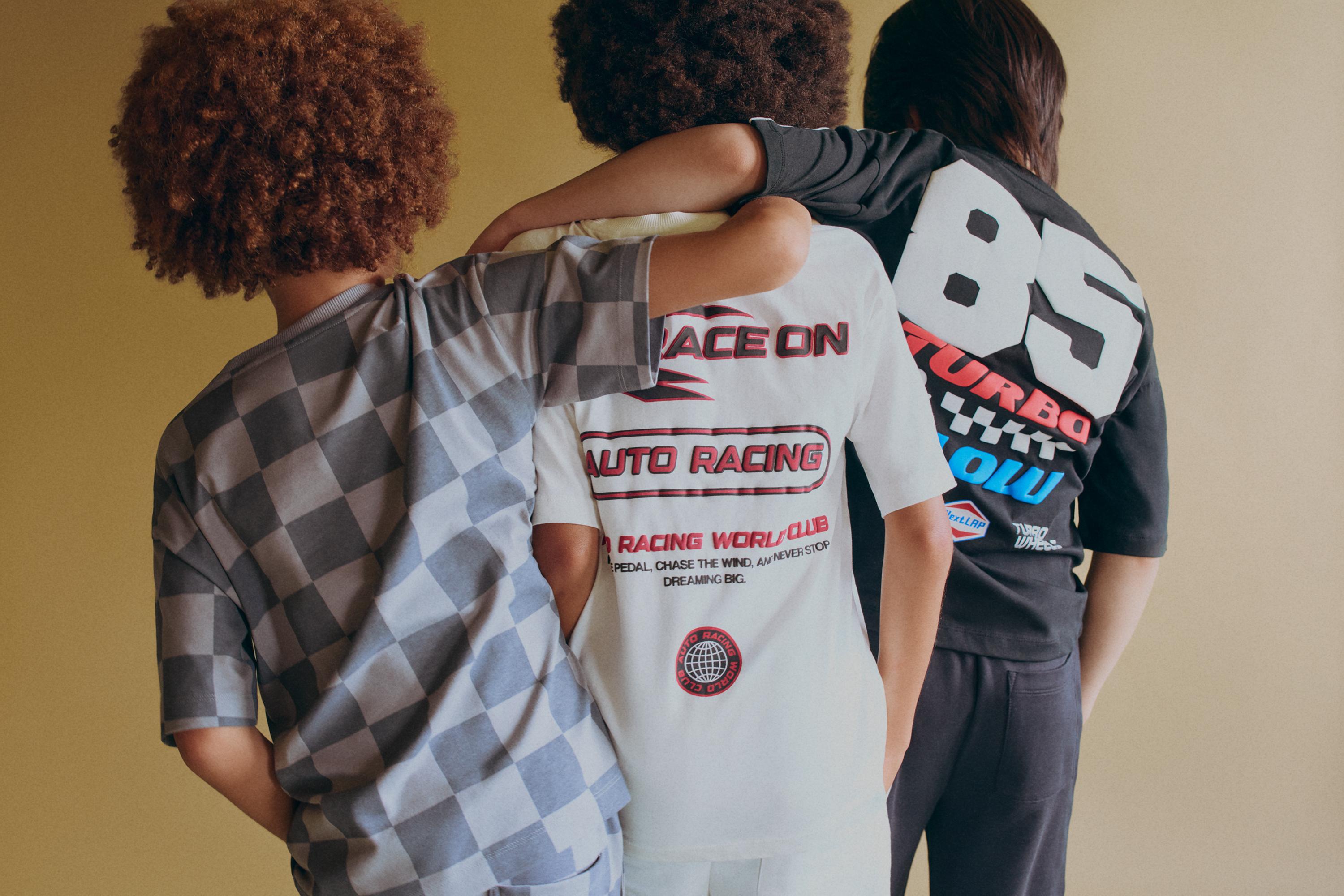 Racing print T-shirt — OFF WHITE