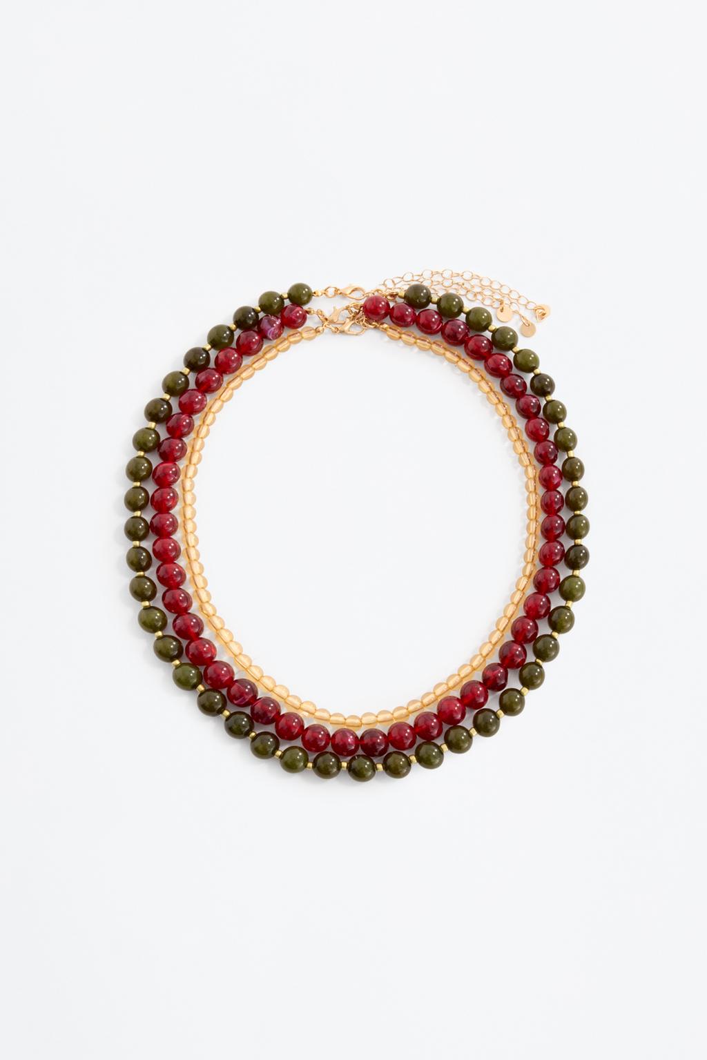 Multi-strand assorted necklace