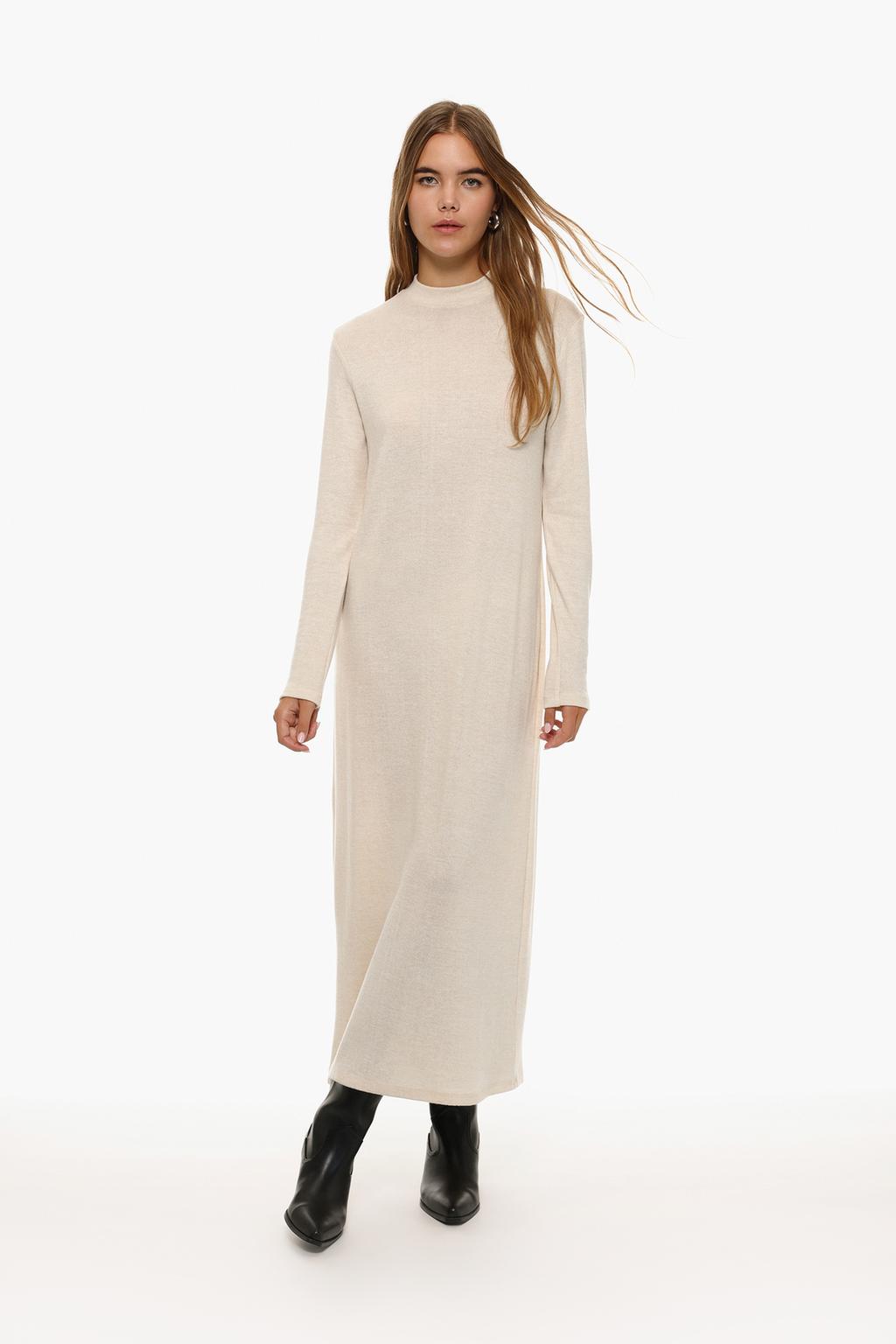 Soft-touch midi dress