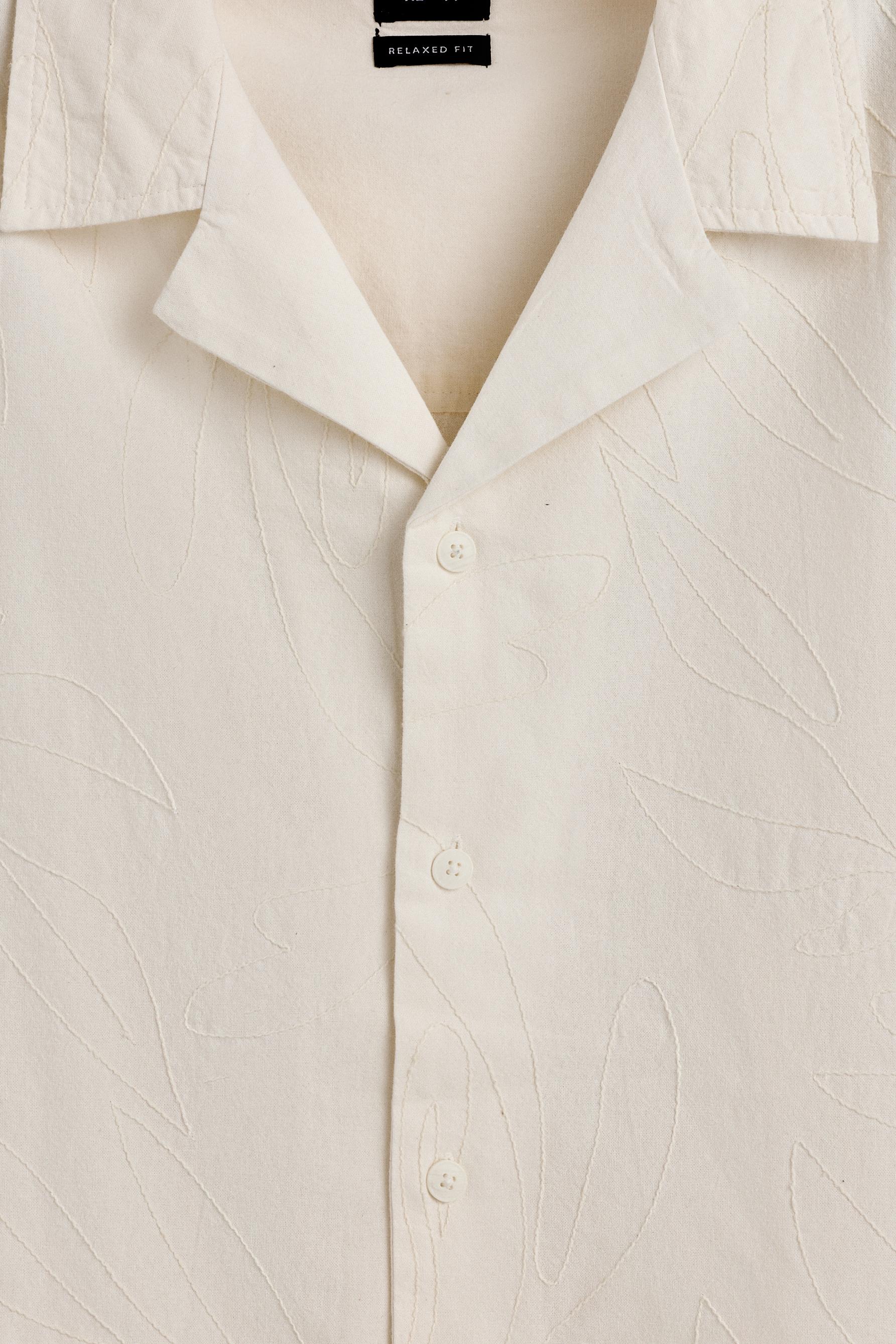 Embroidered Shirt — OFF WHITE