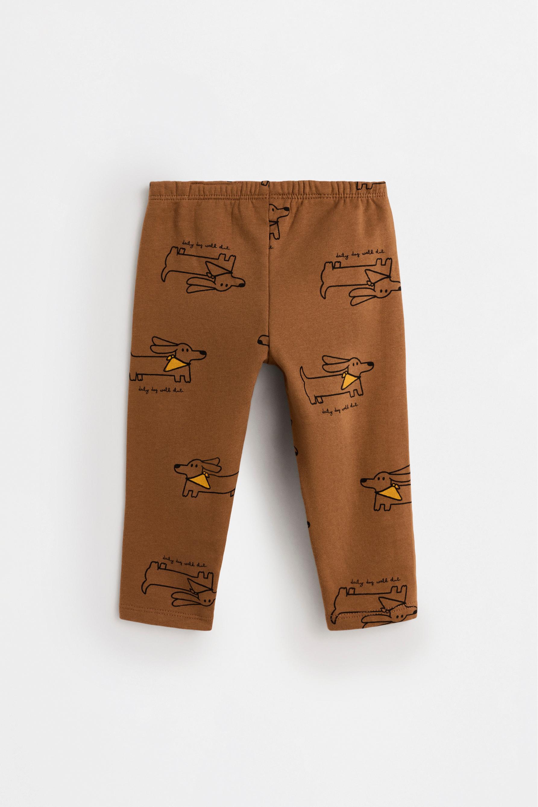 Bear print co-ord — ECRU