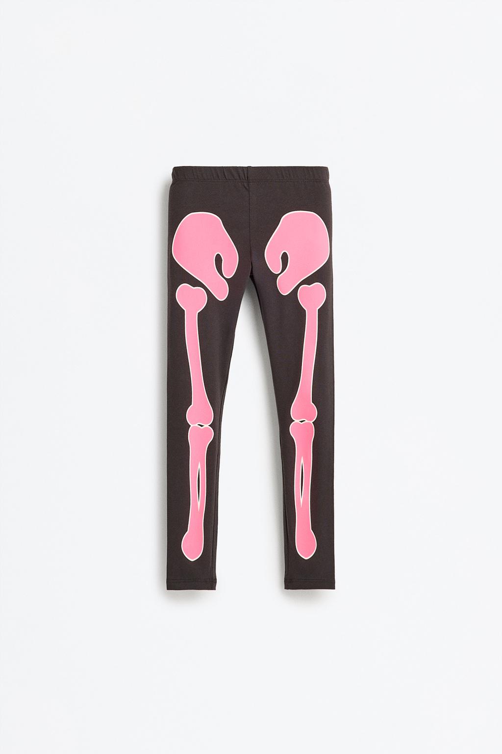 Legging esqueleto glow in the dark