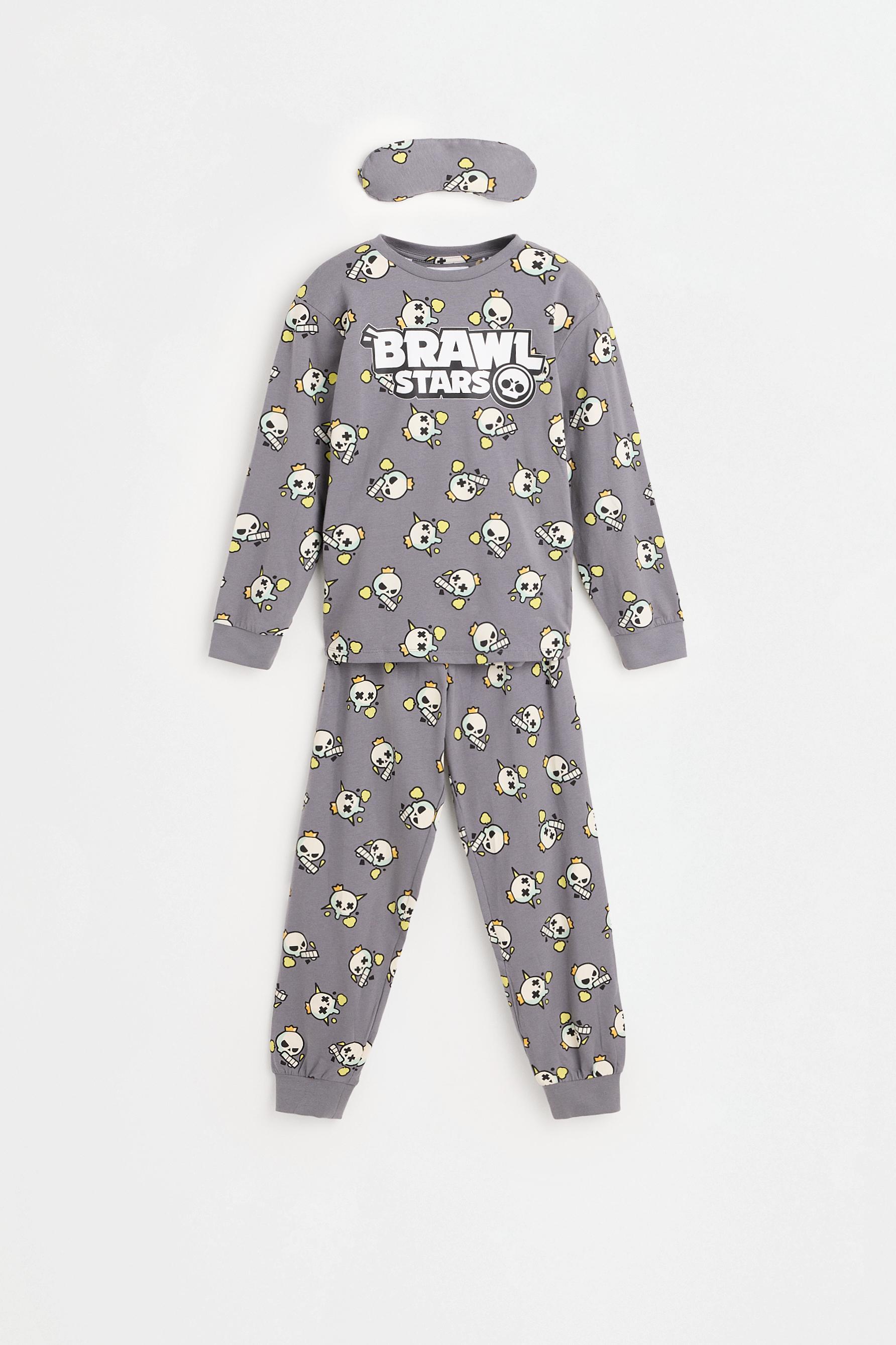 Brawl Stars long pyjamas — DARK GREY