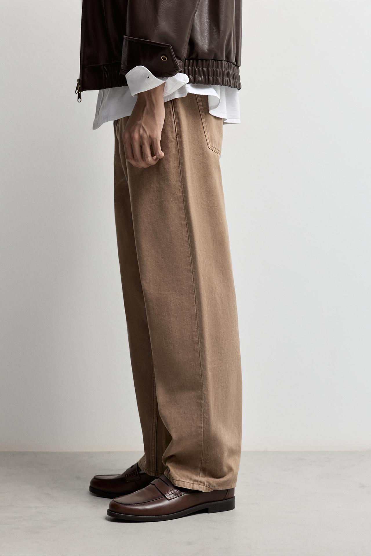 Baggy jeans — TOBACCO BROWN
