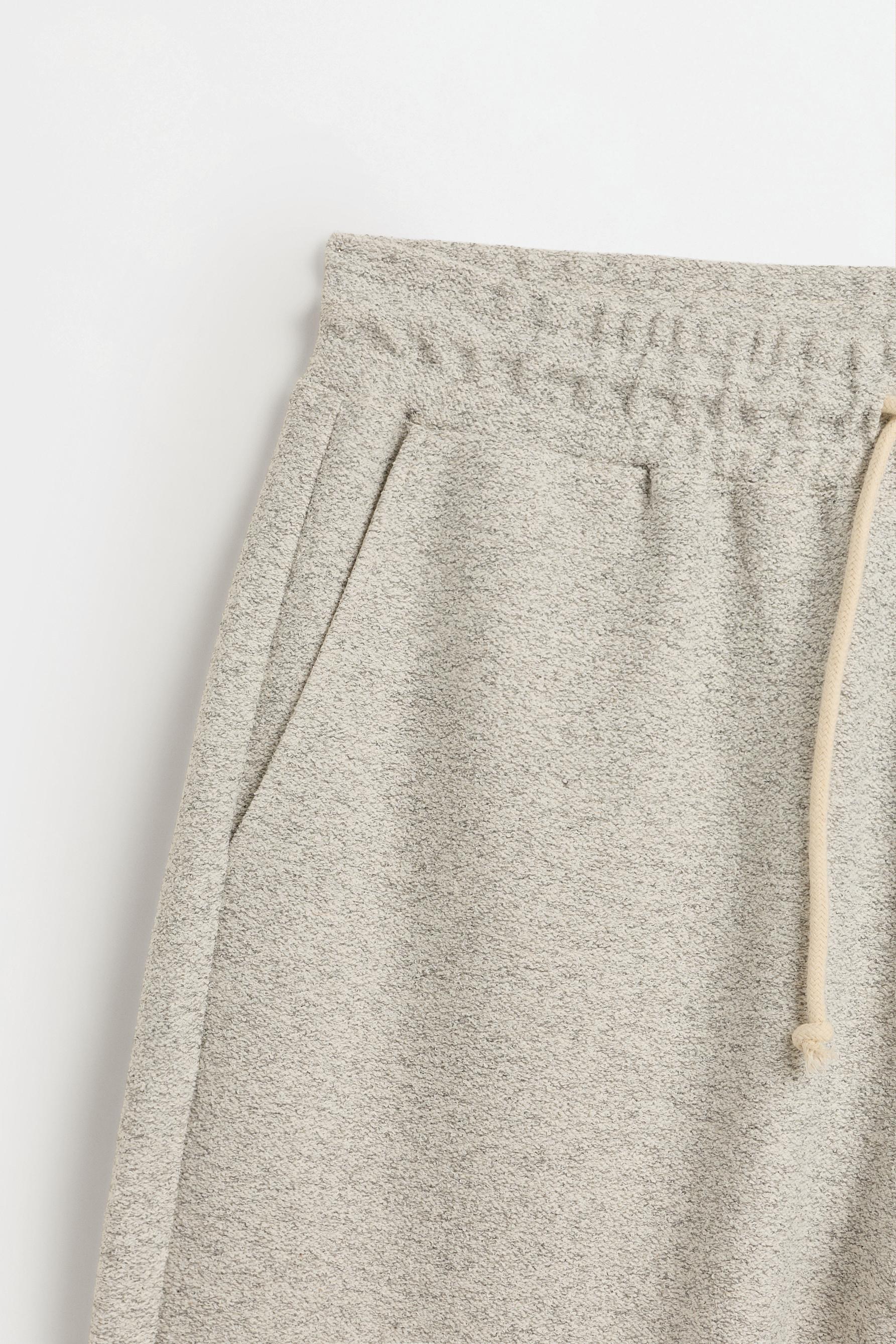 Textured Bermuda shorts — OFF WHITE