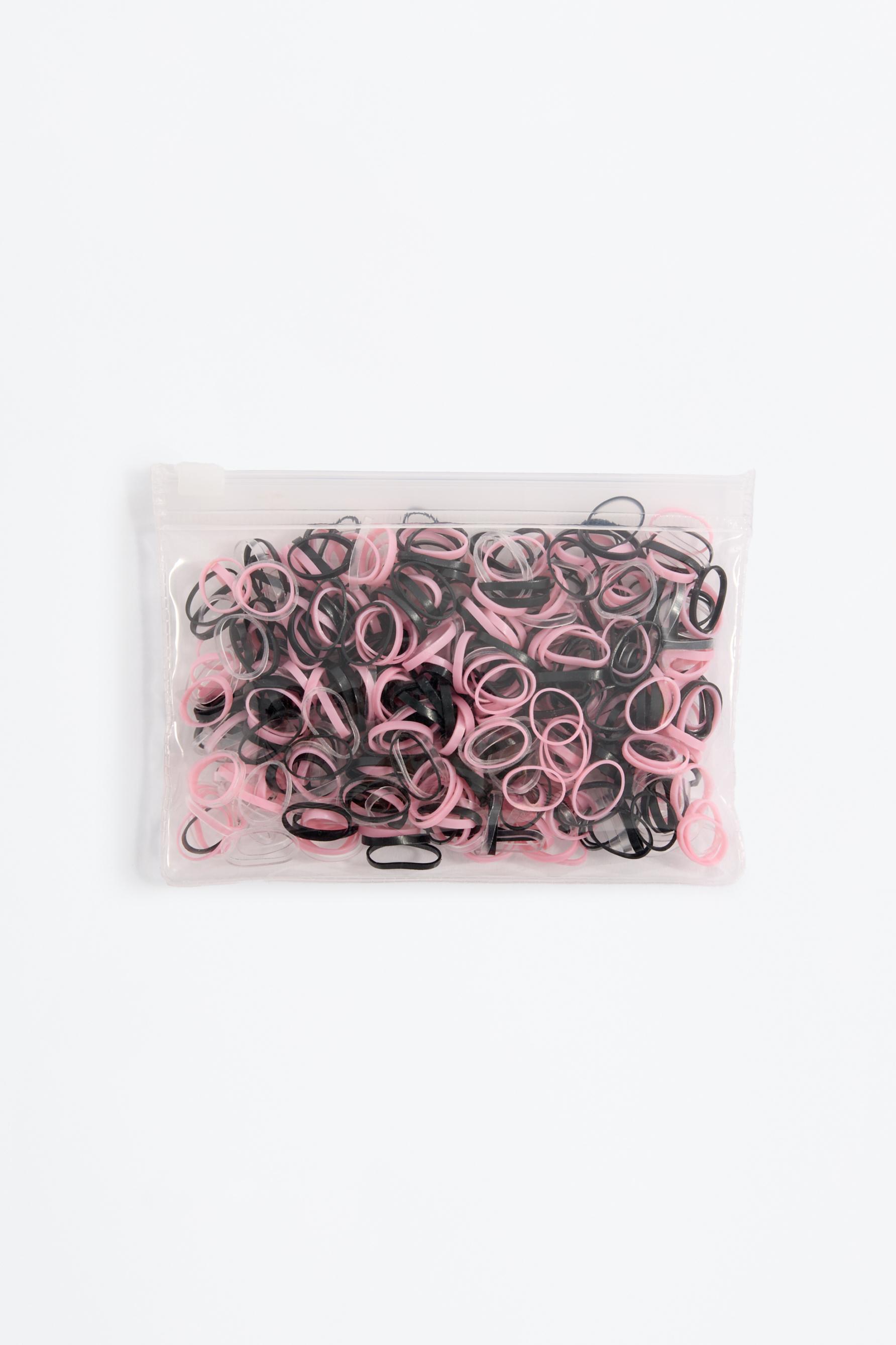 Pack of 500 elastic bands — PINK