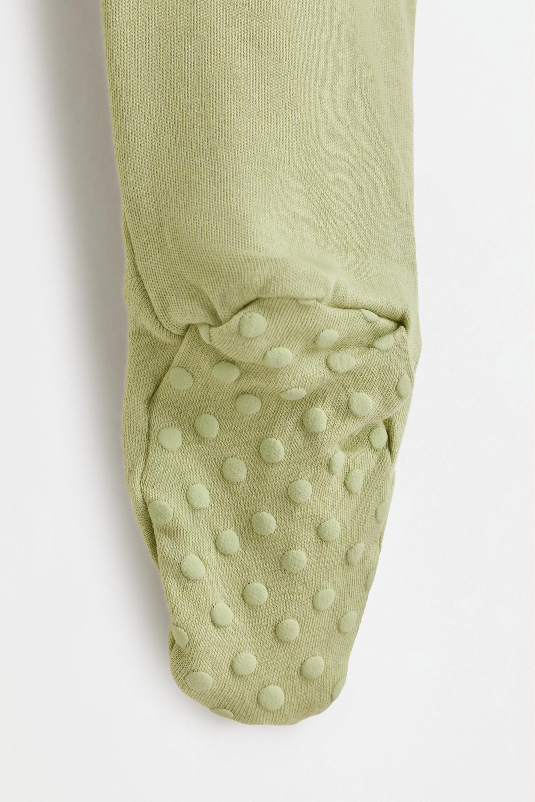 Pack of 2 dinosaur sleepsuits — MEDIUM GREEN