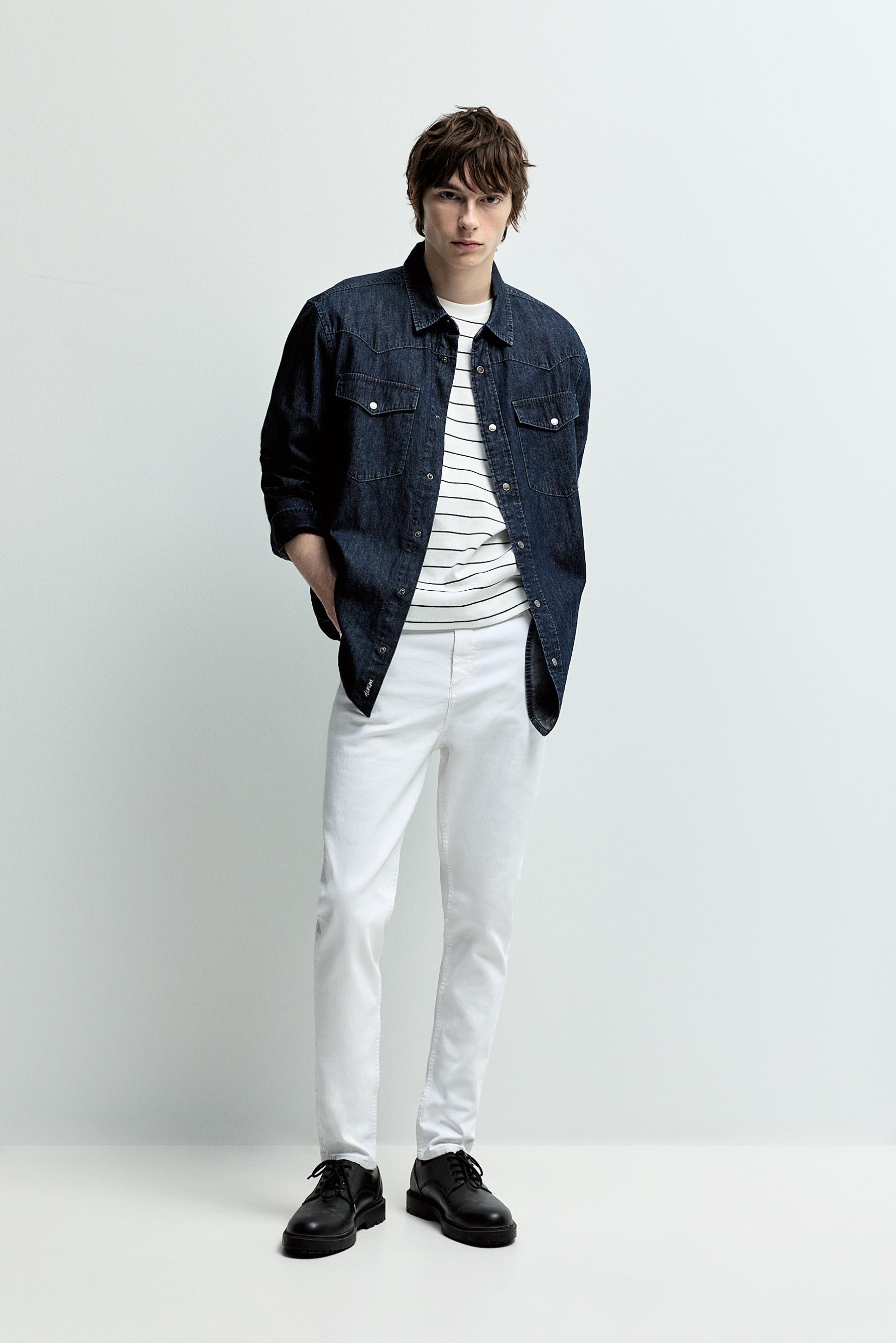 Skinny jeans — WHITE