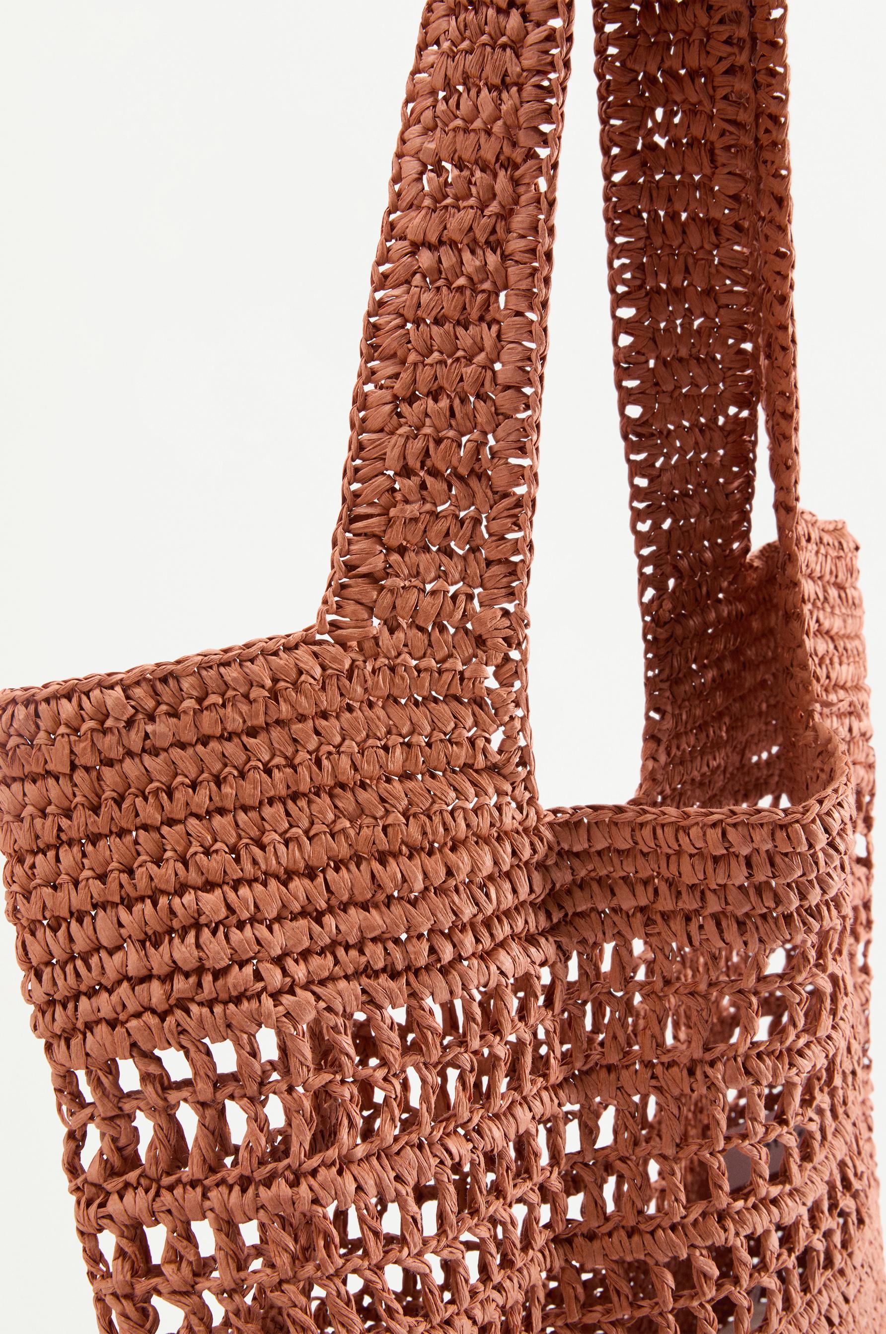 Paper shopper bag — ORANGE