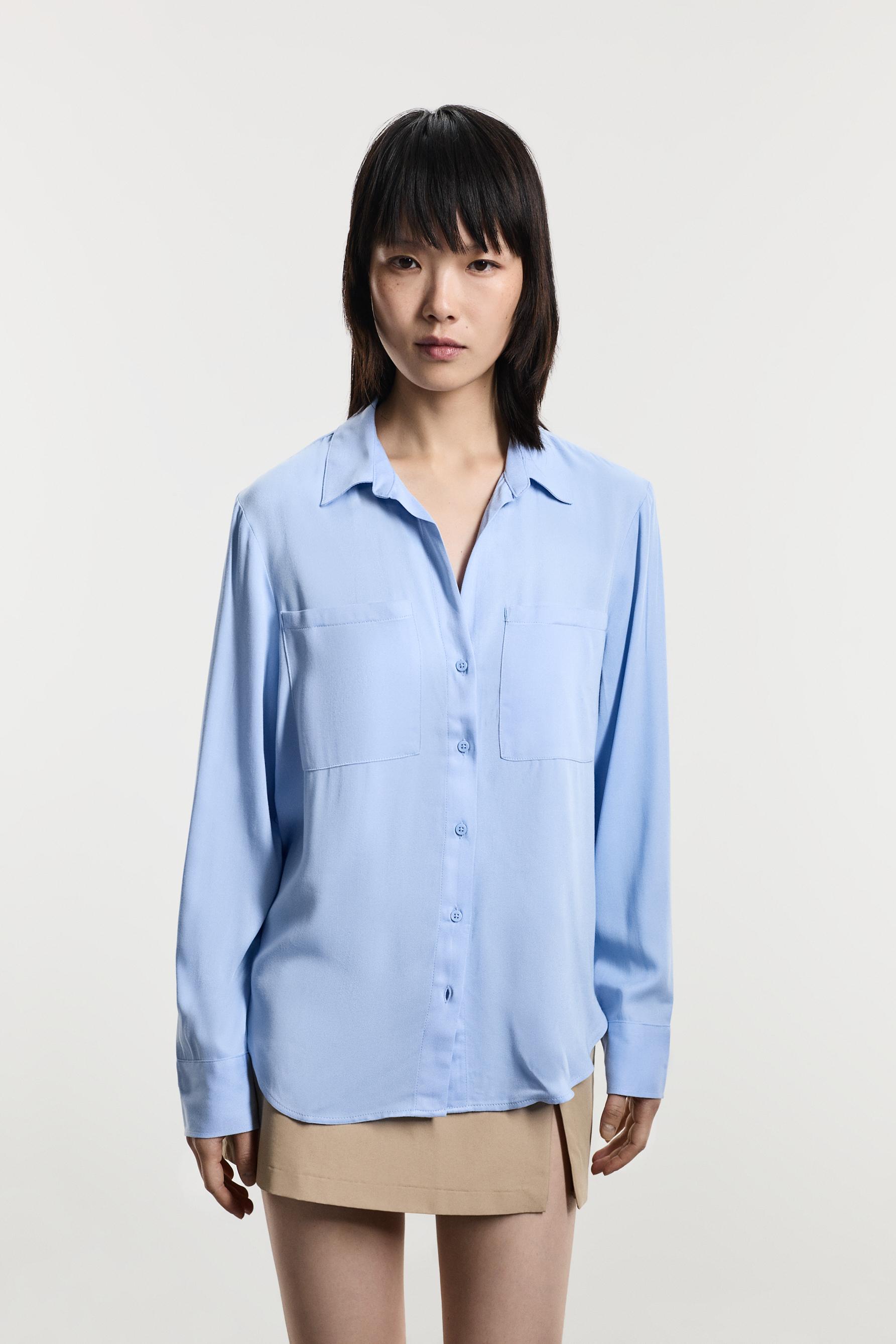 Flowy pocket shirt — MARL