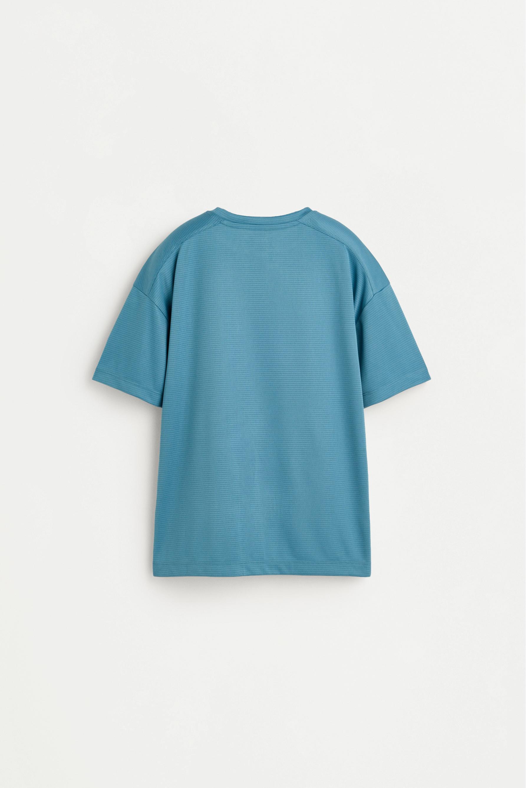 Sports T-shirt — FADED PETROL BLUE
