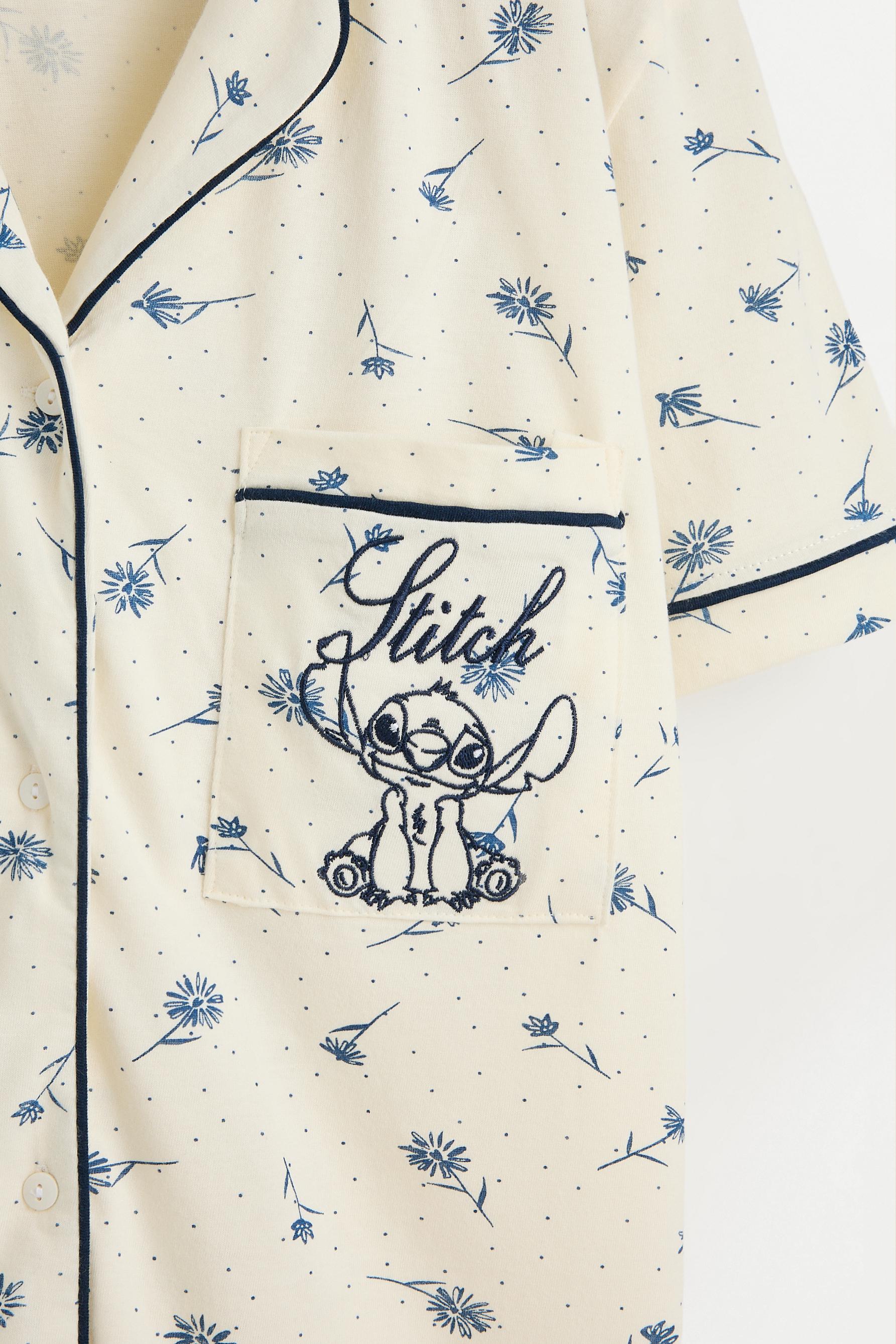 Stitch ©Disney shirt pyjamas — OFF WHITE