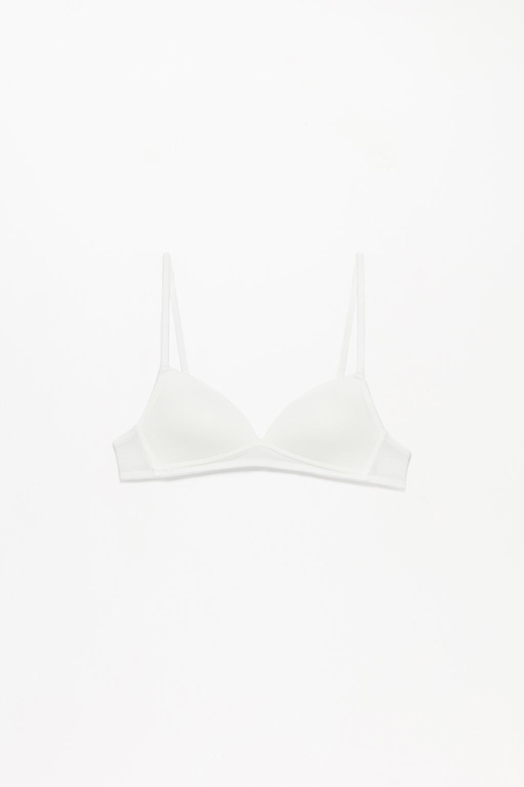Reggiseno triangolare a costine