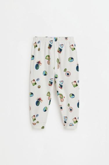 Long printed pyjamas — ECRU 3